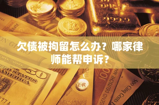 武汉欠债被拘留怎么办？哪家律师能帮申诉？