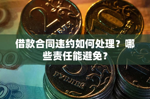 武汉借款合同违约如何处理？哪些责任能避免？